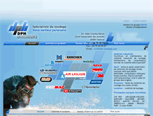 Tablet Screenshot of dph-soudage.com